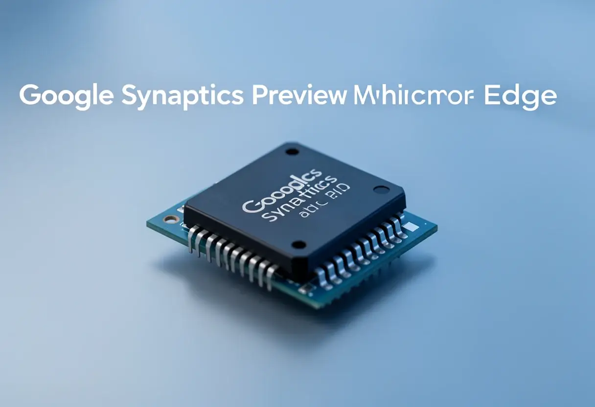Google and Synaptics Preview Edge AI Microcontroller Ahead of Oct. 20 Launch
