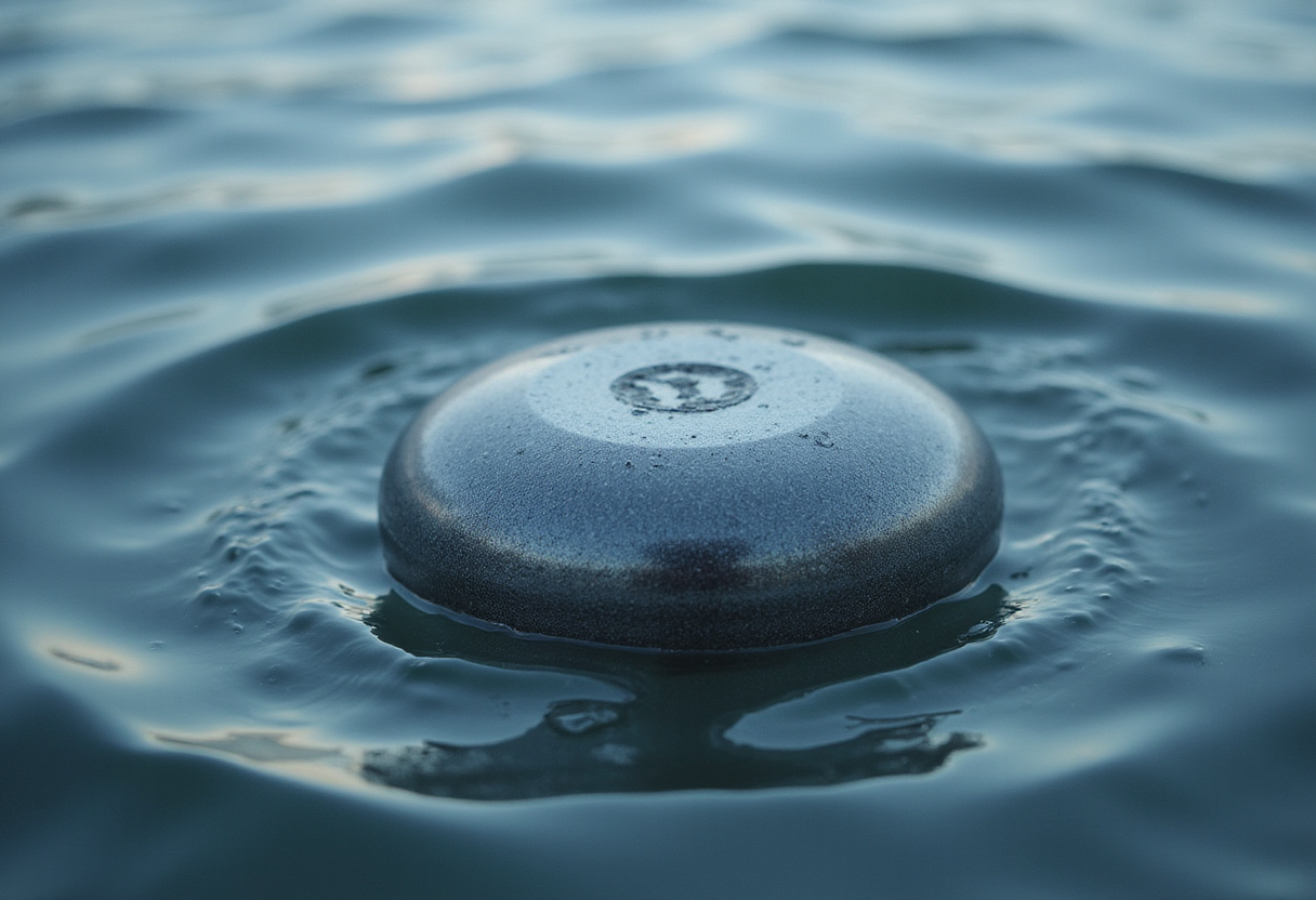 Titanium-polymer metamaterial floats in water
